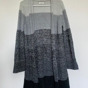 Ombré Sweater Cardigan